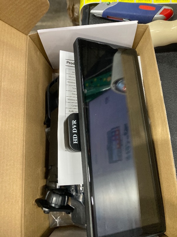 Photo 1 of ***PARTS ONLY***Wireless Apple Carplay Screen for Car with 4K Dash Cam, 10.26" Portable Apple Carplay & Android Auto, Car Stereo with 1080p Backup Camera, Voice Control/Mirror Link/GPS Navigation/BT, Black