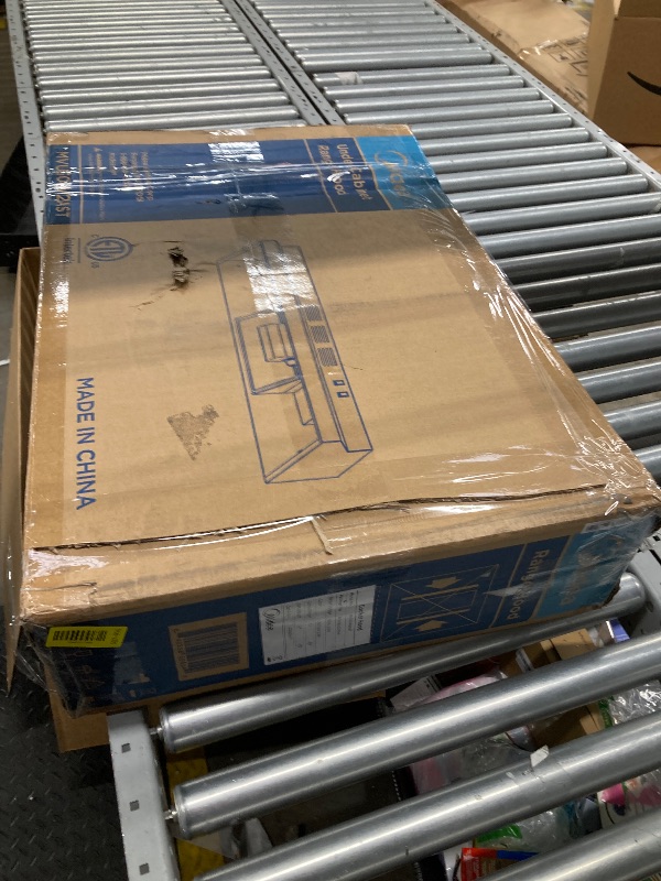 Photo 1 of **HAS SMALL DENT IN FRONT-SEE PICS***Midea 30 Inch Under Cabinet Vent Ductless Convertible Range Hood with Stainless Steel, 200 CFM, 2 Reusable Filter, 2 Fan Speed MPN: MVU30W2AST