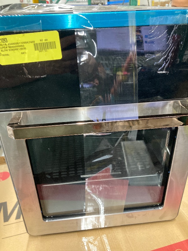 Photo 1 of **NO BOX/HAS A CRACK ON SIDE- SEE PICS***Bluebow 21QT Air Fryer Oven, 8-In-1 Multifunctional, Digital Touchscreen, Extra Large Countertop Oven for Family