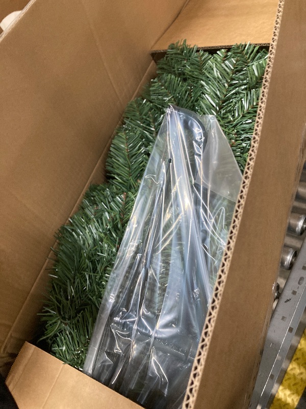 Photo 1 of (LIGHTSS DONT WORK)  Alupssuc 6.5ft Pre-Lit Premium Artificial Hinged Christmas Tree w/ Warm White Lights, Perfect Choice for Xmas Decoration