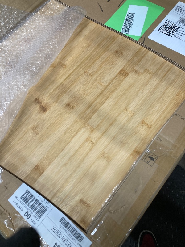Photo 1 of ***SLIGHT SPLINTERING ON CORNERS***Empune 30 x 20 Extra Large Bamboo Cutting Board, Wooden Chopping Board for Kitchen, Stove Top Cover Large Charcuterie Board, Over the Sink Cutting Board, 4XL***SLIGHT SPLINTERING ON CORNERS***