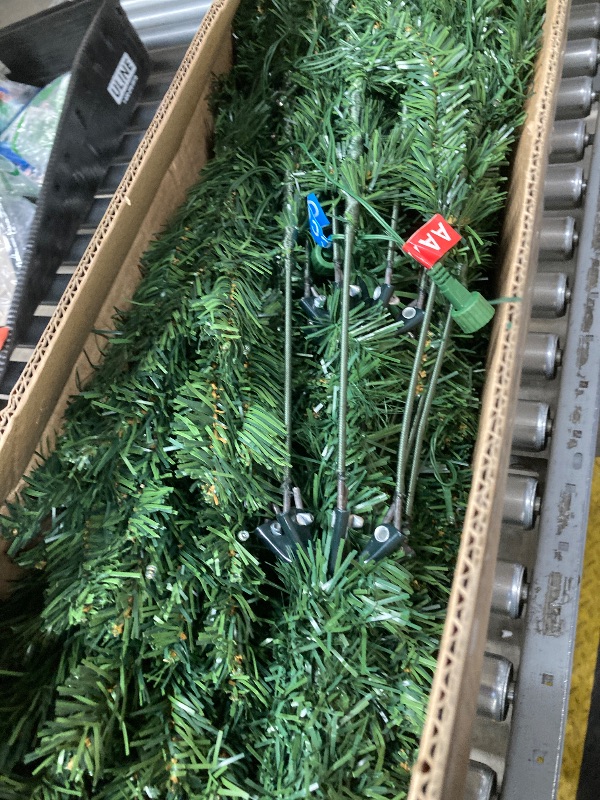 Photo 1 of ***LIGHTS DO NOT WORK*** 7.5ft Pre Lit Christmas Tree Artificial Christmas Tree with Lights, Xmas Tree for Holiday Party, Indoor and Outdoor Decoration***LIGHTS DO NOT WORK***