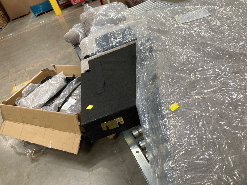 Photo 1 of 104.72-inch 4-seat Sofa with 4 Pillows, Soft & Stain-Resistant
