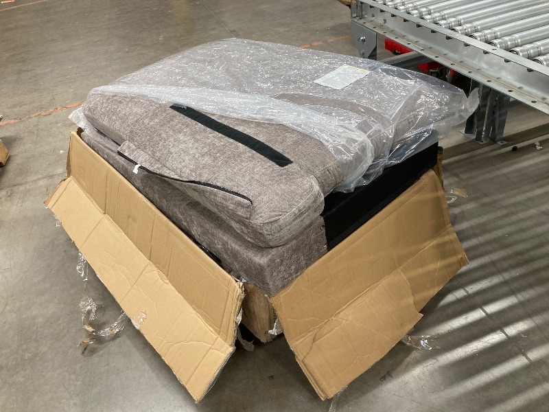 Photo 1 of 104.72-inch 4-seat Sofa with 4 Pillows, Soft & Stain-Resistant
