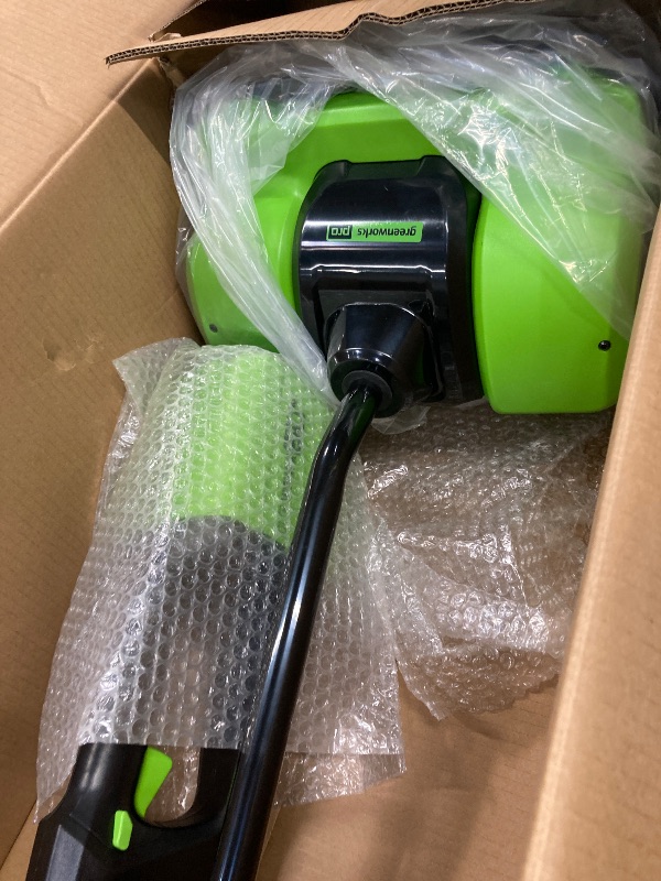 Photo 1 of ***BATTERY MISSING***Greenworks 80V (75+ Compatible Tools) 12” Brushless Cordless Snow Shovel, 2.0Ah Battery and Charger Included***BATTERY MISSING***