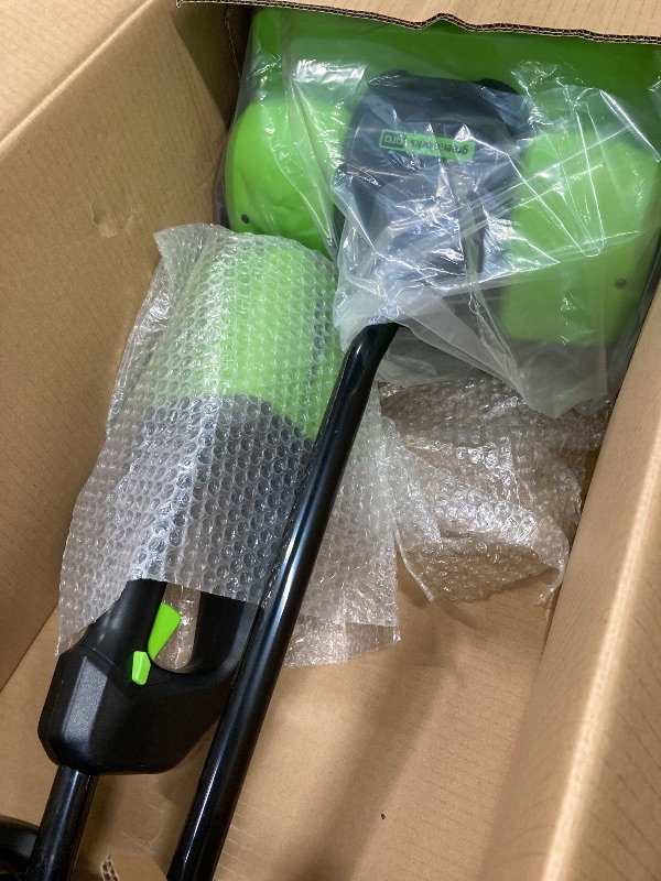 Photo 1 of ***BATTERY MISSING***Greenworks 80V (75+ Compatible Tools) 12” Brushless Cordless Snow Shovel, 2.0Ah Battery and Charger Included***BATTERY MISSING***