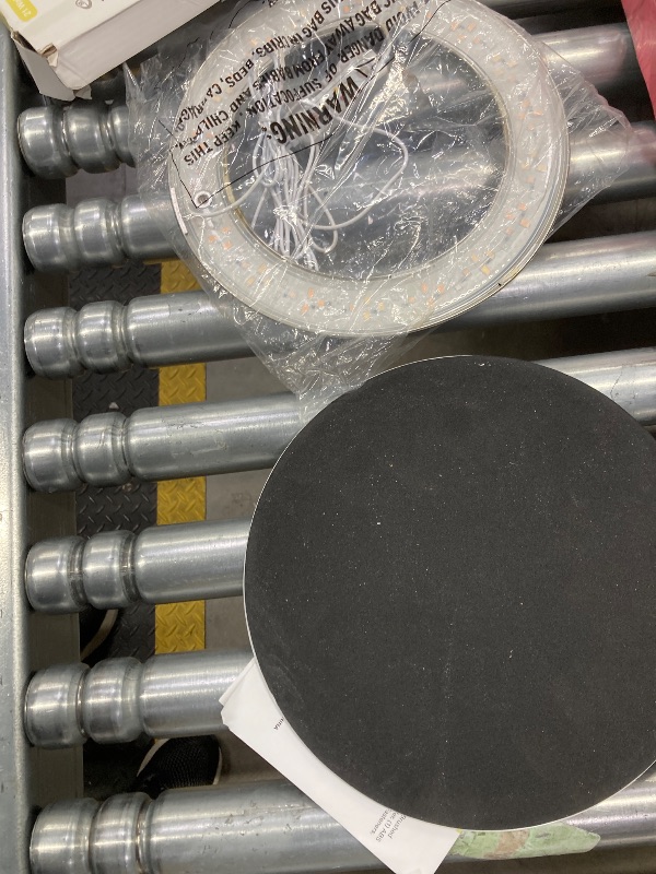 Photo 1 of ***(PARTS ONLY -SELLING AS IS )*** Qux 10” Halo Pro Grow Light, Full Spectrum LED Plant Grow Lamp with 3 Kind of Light Colors switchover & 10-Level Dimmable, Auto On Off Timing 4/8/12Hrs for Indoor Larger Plants (Gold) ***(SOME SCUFFS/SCRATCHES, BOX RIP