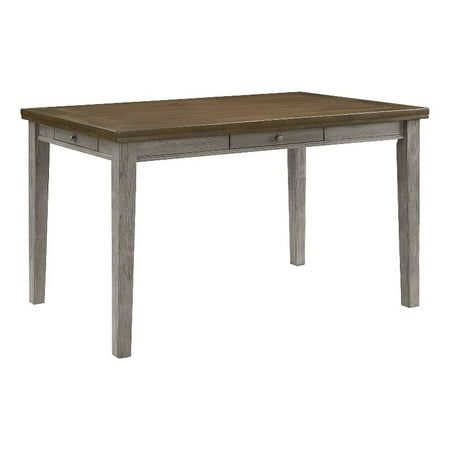 Photo 1 of ***NO INSTRUCTION MANUAL***Lexicon Tigard Wood Counter Height Table in Cherry and Gray***NO INSTRUCTION MANUAL***