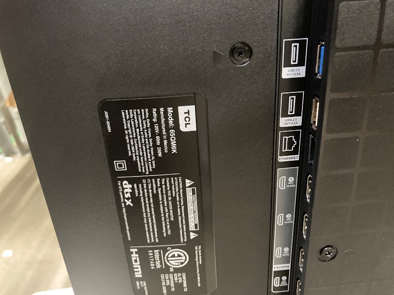 Photo 1 of ****TV IS 65 INCHES IN A BOX FOR A 75 INCH TV****





TCL 65 Inch Class QM6K Series | Mini LED QLED 4K HDR | 75QM6K, 2025 Model | 120HZ-144HZ High Brightness Smart Google TV Dolby Atmos Onkyo Audio | Voice Remote Alexa Gaming Streaming Television