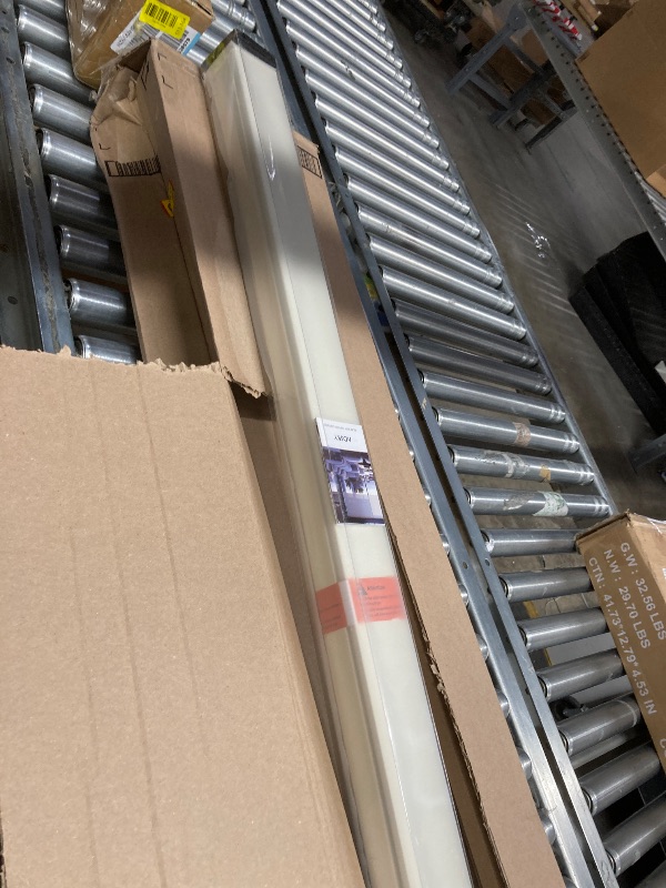 Photo 1 of AOSKY Blackout Roller Shades Cordless Blinds for Windows, Free-Stop Shades with Valance, Thermal Insulated Fabric, UV Protection, Natural Woven Blinds for Home and Office (52" W x 72" H, Ivory)