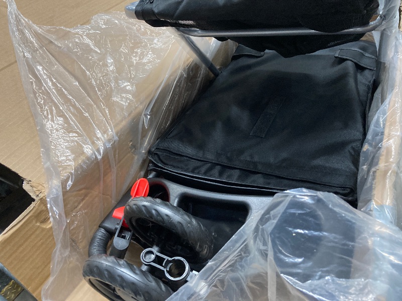 Photo 1 of 
Smug 3 Wheels Pet Stroller, Dog and Cat Strollers, Storage Basket and Cup Holder, Breathable Mesh, Lightweight Travel Carrier, Waterproof and Foldable for Small Pets Outdoor Walk, Black