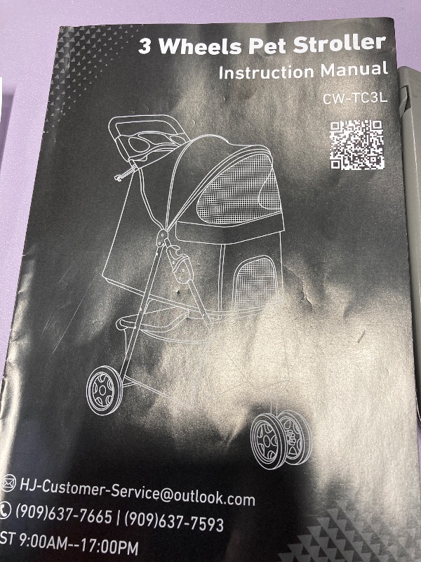 Photo 1 of 
Smug 3 Wheels Pet Stroller, Dog and Cat Strollers, Storage Basket and Cup Holder, Breathable Mesh, Lightweight Travel Carrier, Waterproof and Foldable for Small Pets Outdoor Walk, Black