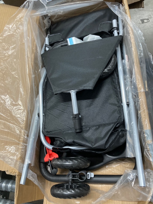 Photo 1 of 
Smug 3 Wheels Pet Stroller, Dog and Cat Strollers, Storage Basket and Cup Holder, Breathable Mesh, Lightweight Travel Carrier, Waterproof and Foldable for Small Pets Outdoor Walk, Black