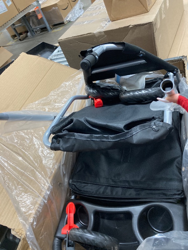 Photo 1 of 
Smug 3 Wheels Pet Stroller, Dog and Cat Strollers, Storage Basket and Cup Holder, Breathable Mesh, Lightweight Travel Carrier, Waterproof and Foldable for Small Pets Outdoor Walk, Black