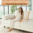 Photo 1 of ***PARTS ONLY-SELLING AS IS)***83" Couch Premium PU Leather Sofa, Comfy Extra Deep Seat 3 Seater Couch for Living Room, Oversized Loveseat with 2 Pillows, Beige