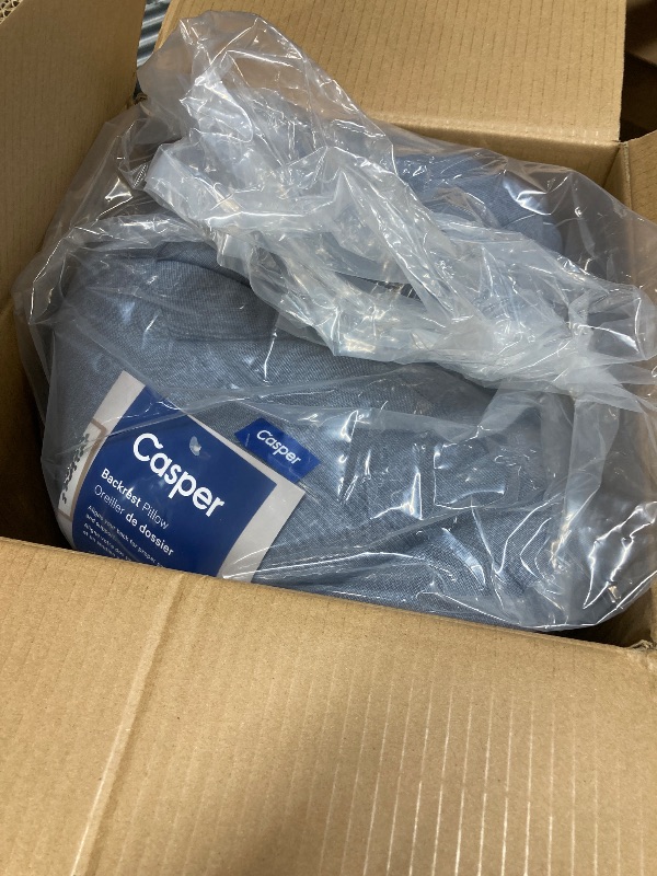 Photo 1 of *The photo and description are for reference only.***Casper Sleep Backrest Pillow, One Size, Gray