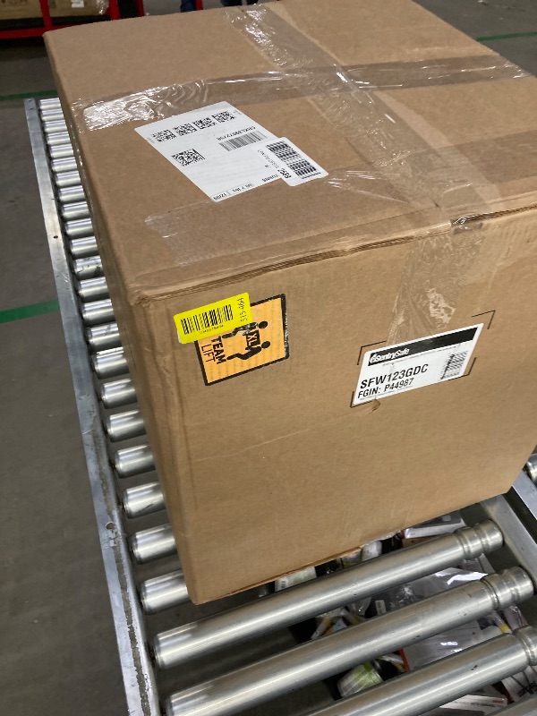 Photo 4 of SentrySafe Waterproof and Fireproof Alloy Steel Digital Safe Box for Home with Code Button Keypad, 1.23 Cubic Feet, 17.8 x 16.3 x 19.3 Inches (exterior), SFW123GDC