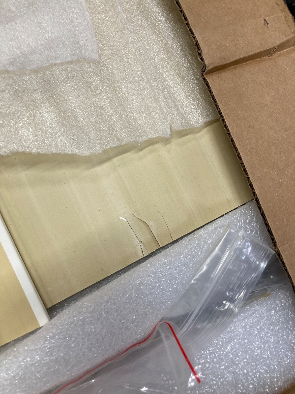 Photo 1 of **The photo and description are for reference only.**Olanglab Wood Slat Wall Panels 4 Pack, Wooden Acoustic Wall Panels, 94.5"x12.6" Each 3D Wall Panels for Interior Wall Decor (Warm Oak-Extendo Trio)