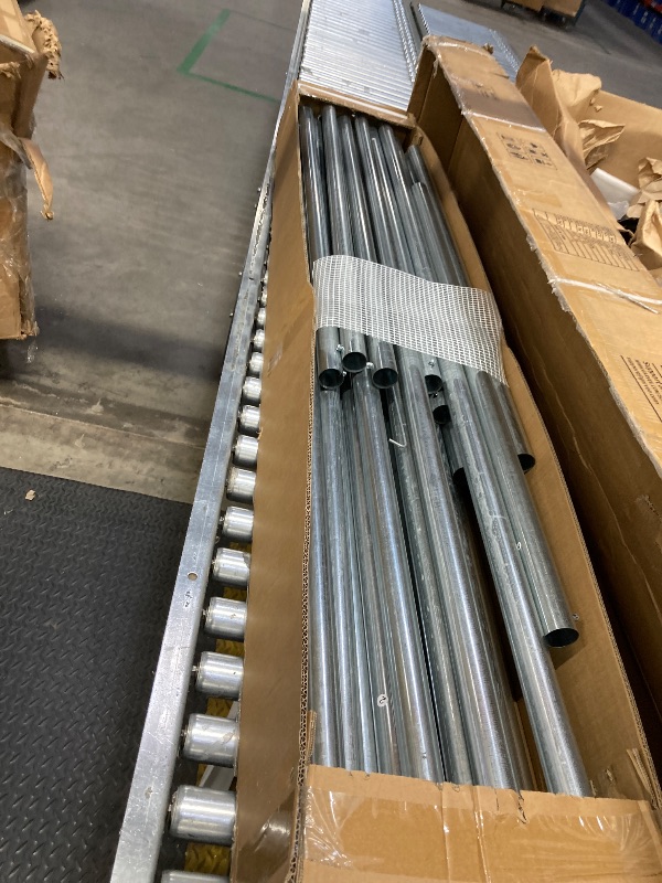 Photo 1 of **The description are for reference only.***VEVOR Heavy Duty Metal Carport, 12' x 20' Outdoor Carport with Galvanized Steel Frame & Roof, Car Tent Garage Shade with Removable Sidewalls, Multi-Use Car Shelter for Pickup, Boat, Car & Tractors