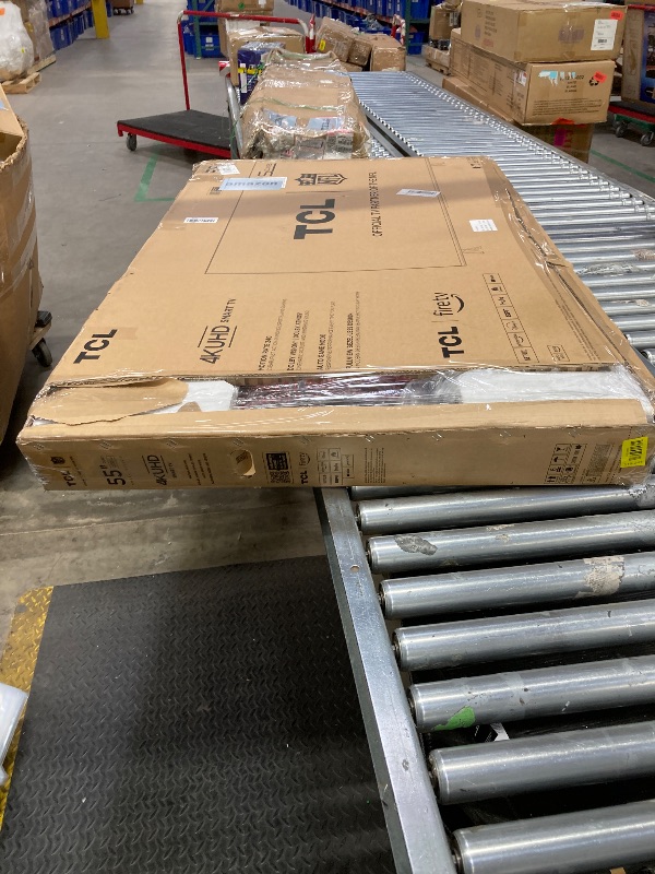 Photo 1 of TCL 55-Inch Class S5 UHD 4K LED Smart TV with Fire TV (55S551F, 2024 Model), Dolby Vision, HDR PRO+, Dolby Atmos, Alexa Built-in with Voice Remote, Apple AirPlay 2 Compatibility, Streaming Television