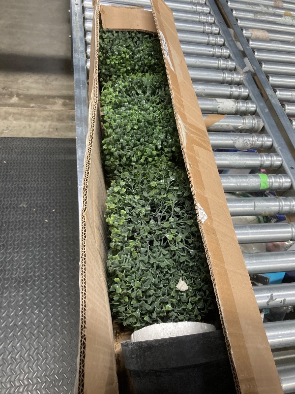 Photo 1 of ** 1 PART**momoplant (Artificial Topiary Ball Tree -Triple Ball Boxwood- 37Inchs Triple Ball Boxwood Indoor/Outdoor Topiaries Trees - Artificial Outdoor Plants Cypress Plant