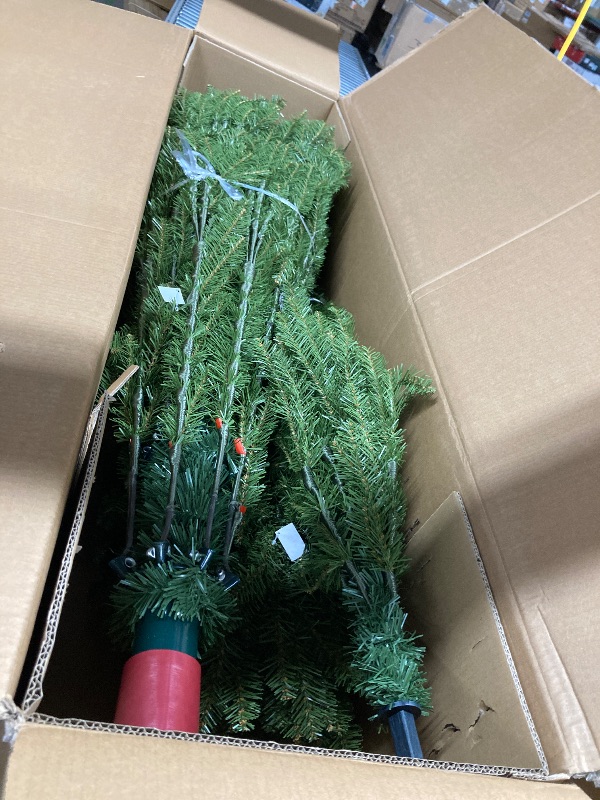 Photo 1 of ***BOX 2 OF 2 -MISSING BOX #1 -SELLING AS IS)*** National Tree Company 12 ft Unlit Dunhill Fir Artificial Full Christmas Tree, 7,794 Tips, Includes Stand, Green