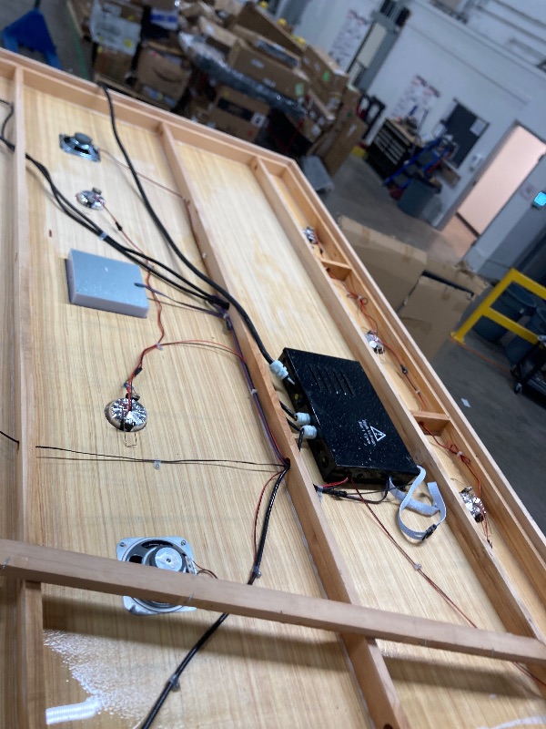 Photo 1 of **Need  to buy an adapter, please see the photos, RESTISLAND 4 Person Far Infrared Sauna Indoor, Low EMF Wooden Sauna at Home with Bluetooth, Therapy Light, LCD Panel. ITS NOT PERMITTED TO RETOUR, NOT REFUNDED.