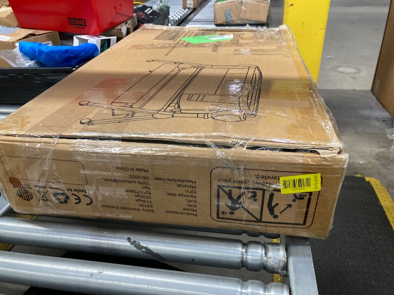 Photo 1 of ***INSTRUCTION MANUAL MISSING***UNKNOWN IF OTHER PARTS ARE MISSING** Bassinet,Electric Rocking Bassinet,Bedside Co-Sleeper,Unisex Baby Travel Bed with Wheels(Khaki)***INSTRUCTION MANUAL MISSING***UNKNOWN IF OTHER PARTS ARE MISSING***