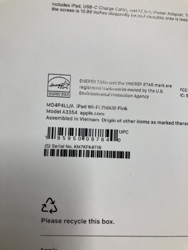 Photo 1 of + FACTORY SEALED++++Apple iPad 11-inch: A16 chip, 11-inch Model, Liquid Retina Display, 256GB, Wi-Fi 6, 12MP Front/12MP Back Camera, Touch ID, All-Day Battery Life — Pink