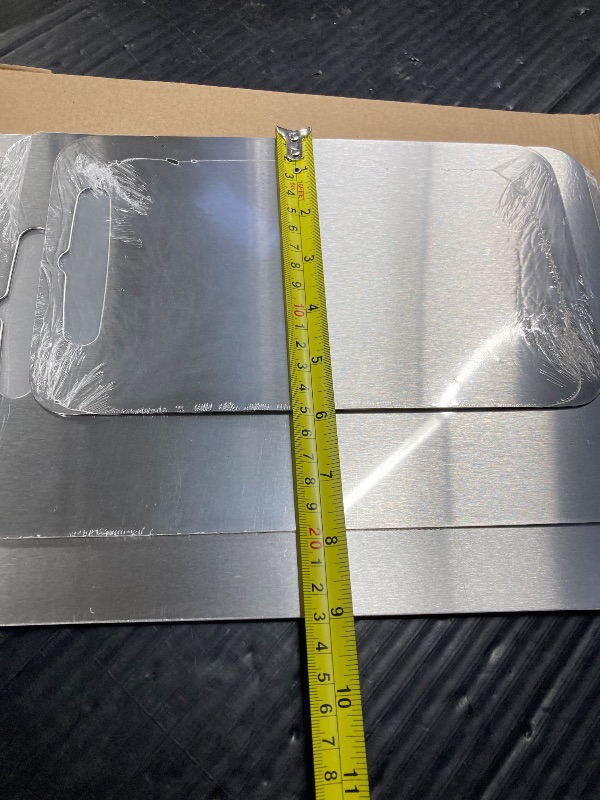 Photo 1 of ***FACTORY SEALED***3 PCS 304 Stainless Steel Cutting Board For Kitchen, Meat Cutting Board, Edge Smoothing, Food Grade Stainless Steel, Easy To Clean, Kitchen Tool(S+M+L)***FACTORY SEALED***