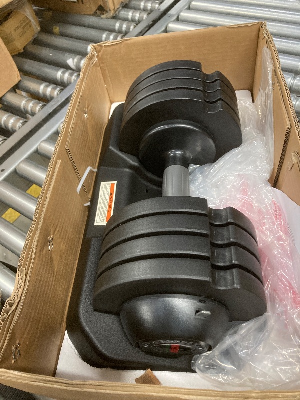 Photo 1 of ALTLER 52LBS Pair Adjustable Dumbbells Set Premium Rubber Coated Dumbbell Set with Secure Locking Mechanism for Safe & Customizable Strength Training