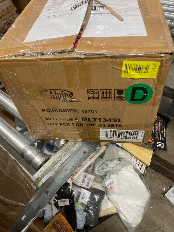 Photo 1 of ***MISSING PART -SELLING AS IS ***Alpine Corporation MLT134SL Indoor Floor Bubble Wall Water Fountain with Color-Changing LED Lights and Remote, 72", Silver