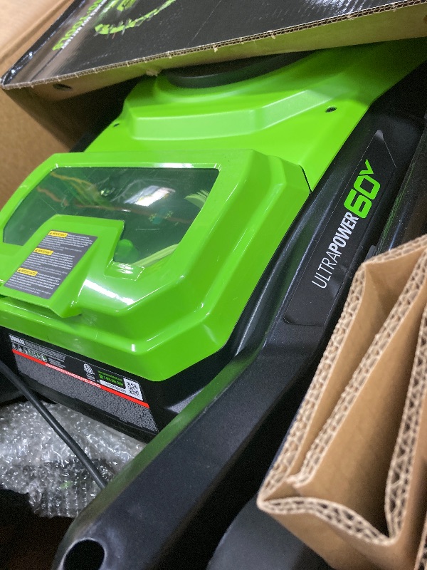 View 3 of **TOOL ONLY/BATTERY AND CHARGER SOLD SEPERATLY***Greenworks SN60L02 Pro 60V 22-inch Single-Stage Cordless Electric Snow Blower?Tool Only?