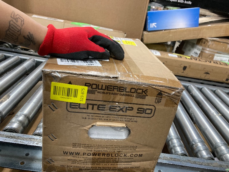 Photo 1 of PowerBlock Elite EXP Adjustable Dumbbells, Sold in Pairs, Stage 1, 5-50 lb. Dumbbells, Durable Steel Build, Innovative Workout Equipment, All-in-One Dumbbells, Expandable with Expansion Kits