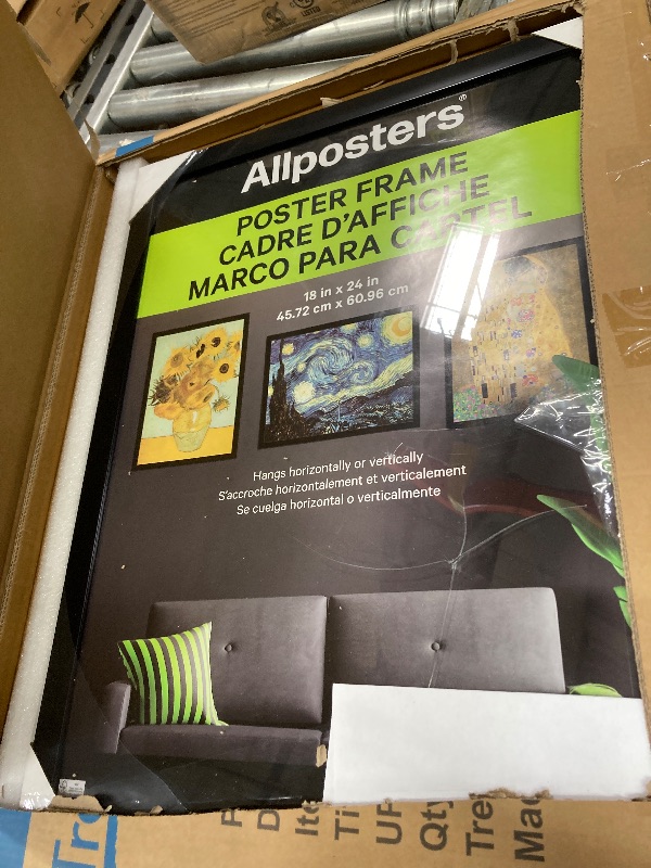 Photo 1 of 18x24 in large poster frame