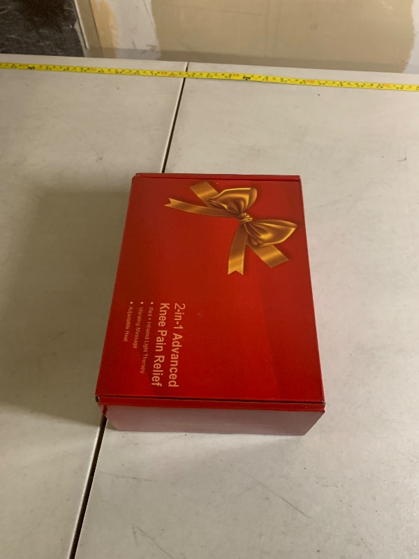 Photo 1 of Red Light Therapy Knee Brace with Massage, 3 Vibration Knee Massager with 660nm 850nm Infrared Red Light, 5000mAh Cordless Electric Heated Knee Wrap for Knee Joint Elbow, Gift for Men Women