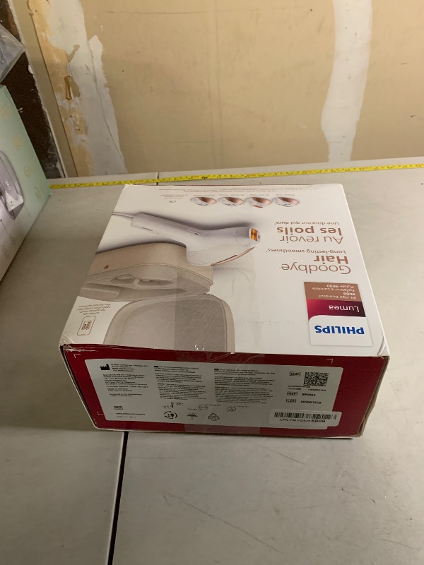 Photo 1 of Philips Lumea 9000 Series IPL Hair Removal Device, Visible Permanent Laser Hair Reduction Done at Home, for Women & Men, SenseIQ Technology, 4 Attachments for Body, Face, Bikini & Underarms, BRI984/03