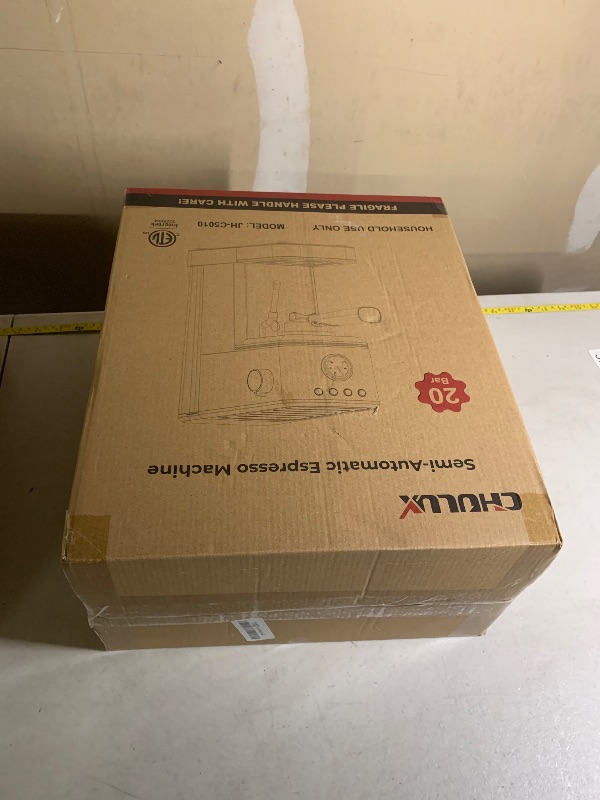 Photo 1 of CHULUX Elite Espresso Machine 20 Bar, Compact Stainless Steel Hot and Ice Espresso Coffee Maker with Steam Wand for Americano, Latte, Cappuccino & Home Barista Brewing, Sliver