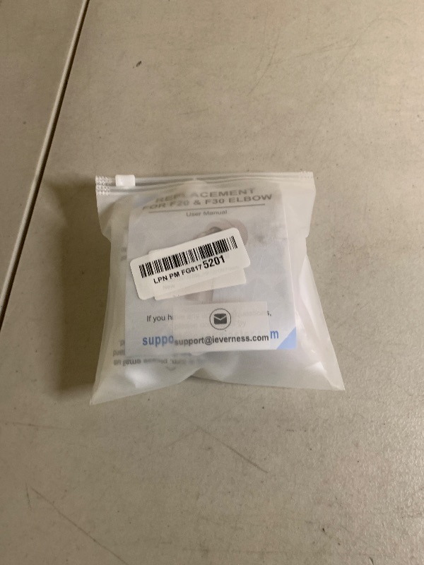 Photo 1 of 3 Packs F20 F30 Elbow Connector Compatible with ResMed Airfit F20, F30 & Airtouch F20, Replacement Elbow with Triple 360° Swivel & Quick-Release Technology, Snug-Fit & Leak-Free for F20 Mask CPAP User