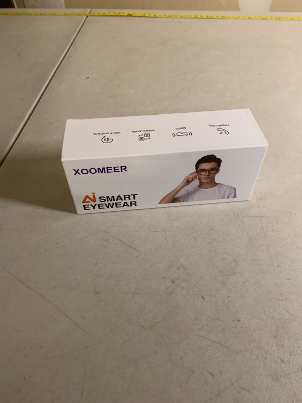 Photo 1 of XOOMEER Ai Translation Smart Glasses with ChatGPT,Bluetooth Glasses with 164+ Language Translation,Translator Glasses Physical Color-Change Lenses,Multifunctional Audio Eyewear for Women Men (M01)