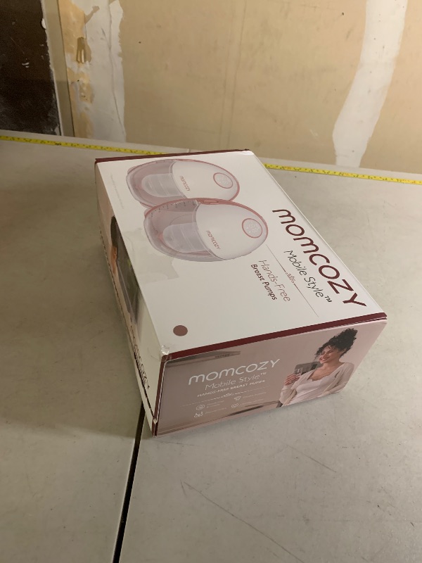 Photo 1 of Momcozy Breast Pump Hands Free Mobile Style | M6, Wearable Breastfeeding Pump Ideal Rhythm for More Milk, DoubleFit Flange More Fit & Discreet with 3 Modes & 9 Levels, 24mm - 2 Pack Cozy Red