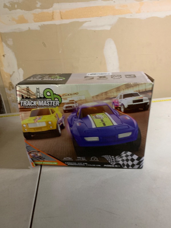Photo 1 of Slot Car Race Track Sets with 1:64 High-Speed Racing Cars, Battery or Electric Car Track, Dual Racing Game Lap Counter Circular Slope Track, Gifts Toys for Boys Kids Age 6 7 8-12