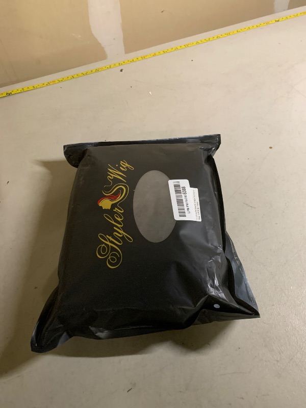 Photo 1 of STYLER Long Dark Brown Wavy Wig for Women 29 Inch Middle Part Curly Wavy Wig Splayed Bangs Synthetic Heat Resistant Fiber Wig for Daily Party Use