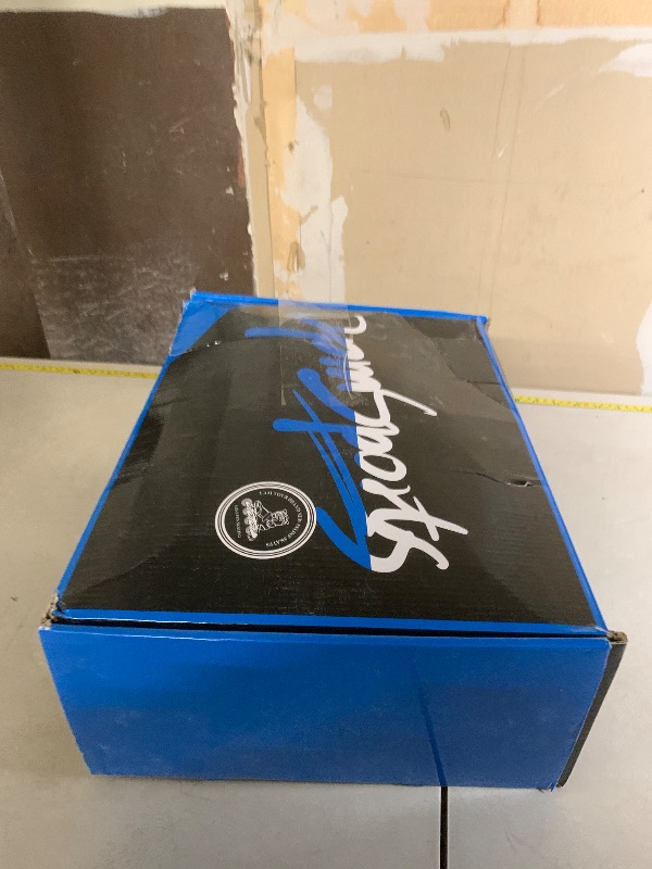 Photo 1 of 2PM SPORTS Vinal Inline Skates for Men with Light up Wheels Beginner Skates Fun Illuminating Outdoor Roller Skates for Kids and Adults - Azure X-Large