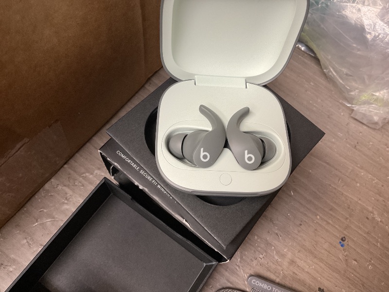 Photo 1 of Beats Fit Pro (1st Gen) - True Wireless Noise Cancelling Earbuds - Active Noise Cancelling - Sweat Resistant Earphones, Compatible with Apple & Android, Class 1 Bluetooth® - Sage Gray