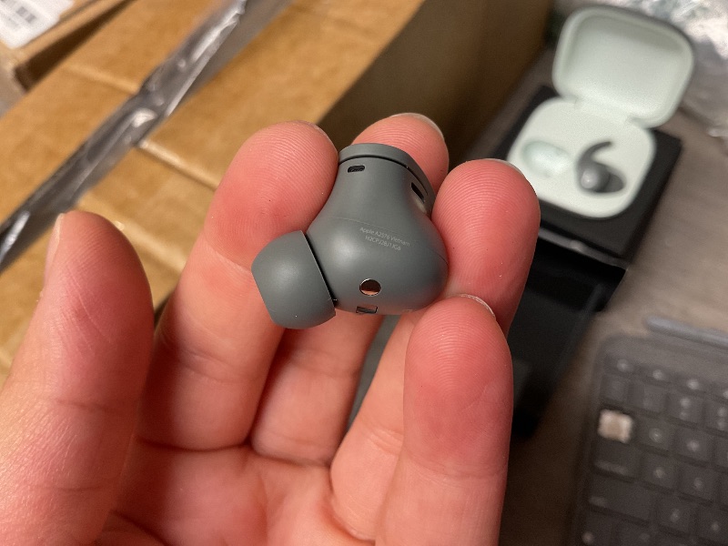 Photo 1 of Beats Fit Pro (1st Gen) - True Wireless Noise Cancelling Earbuds - Active Noise Cancelling - Sweat Resistant Earphones, Compatible with Apple & Android, Class 1 Bluetooth® - Sage Gray