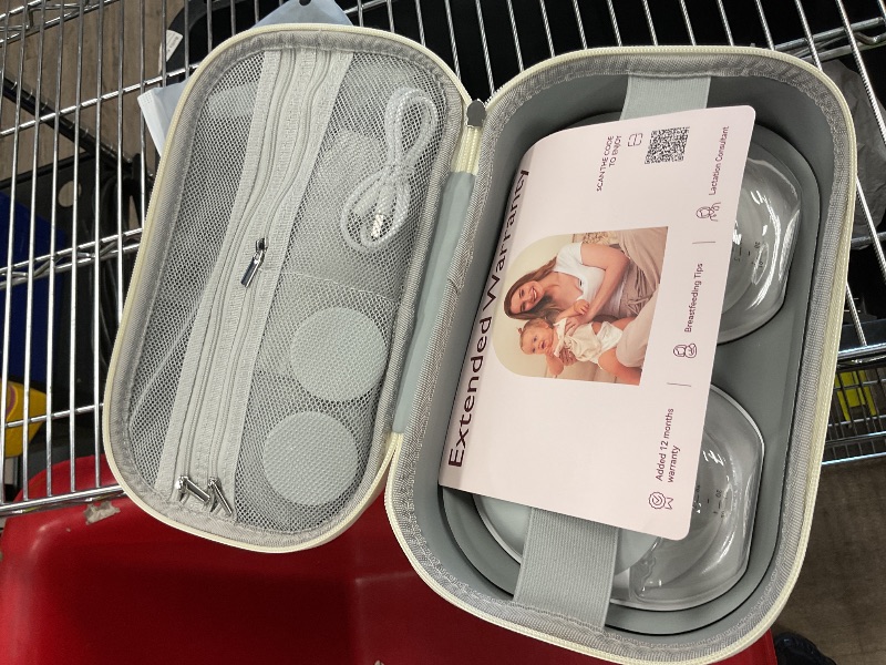 Photo 1 of Momcozy Breast Pump Hands Free Upgraded Mobile Flow | M9, App Discreet Control with Personalized Multi-Modes & 15 Levels, Wearable Breast Pump 24mm, 2 Pack Gray