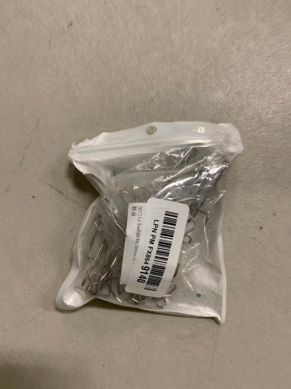 Photo 1 of 24PCS Car Headlight Retaining Clip with 12 Sizes,Portable Headlight Clips Retaining Spring Clips for Fastening Headlights Bulbs H1 H3 H4 H7,Universal Car Accessories