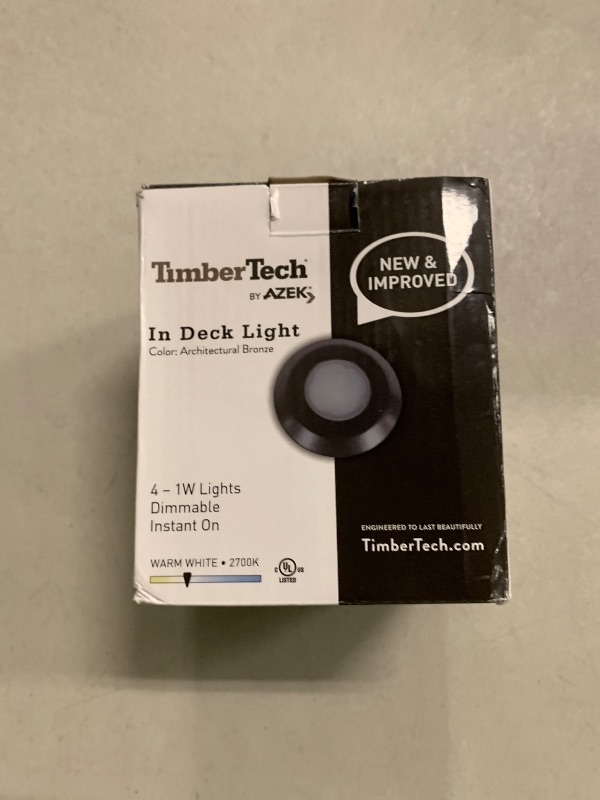 Photo 1 of TimberTech LED in-Deck Lights 4 - Pack - Bronze