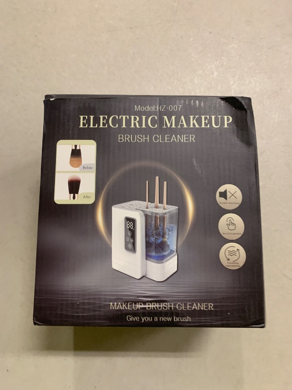 Photo 1 of 5-in-1 Electric Makeup Brush Cleaner & Dryer Machine- Portable Automatic USB Cosmetic Brushes Cleaner Tool with Deep-Clean Silicone Brush for All Size Brushes (Contour, Eyeshadow, Blush)